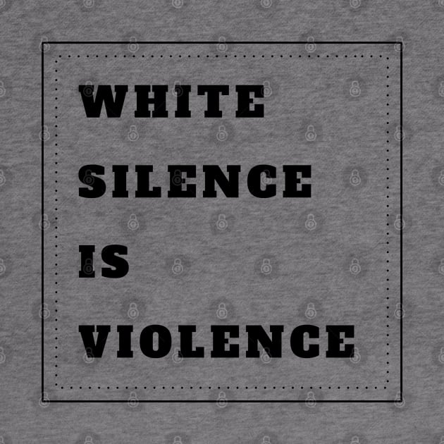 White Silence Is Violence by CF.LAB.DESIGN